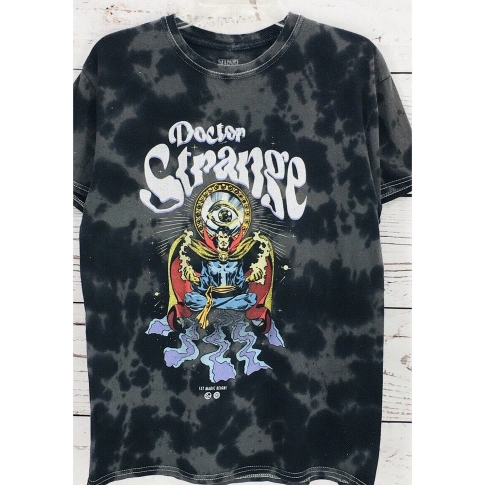 Marvel Comics‎ Doctor Strange T-Shirt Men's Graphic Tie Dyed, Large